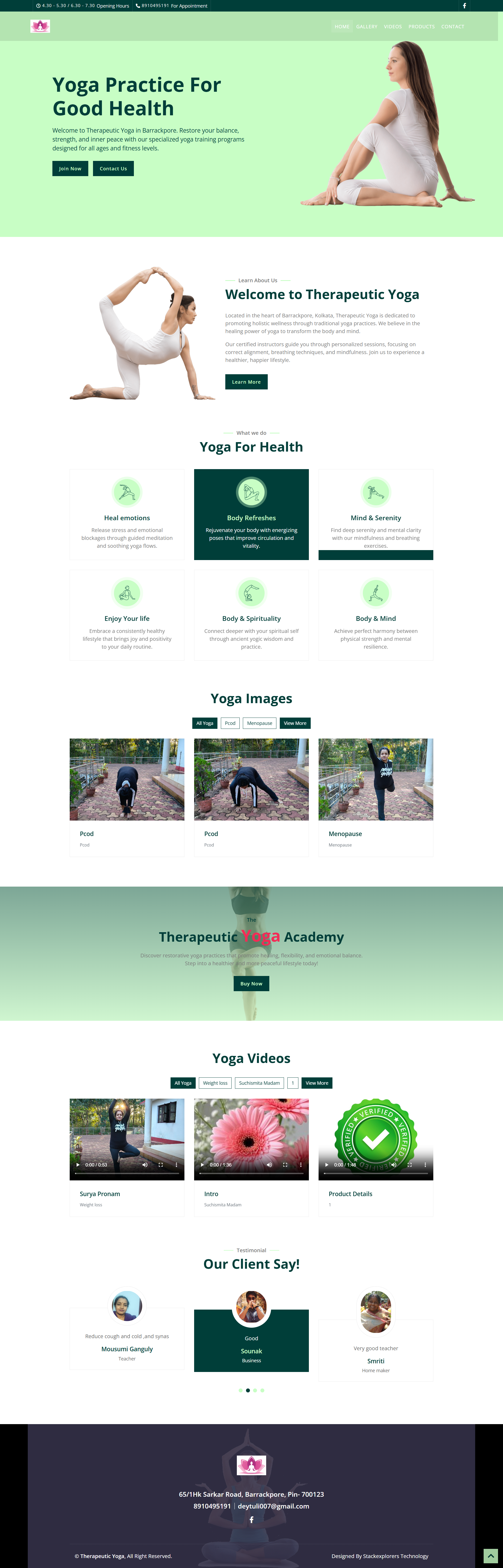 Therapeutic Yoga Academy